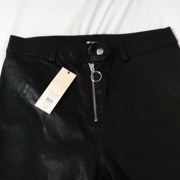 NWT Topshop Leather Pants - Picture 3 of 6